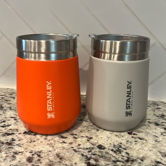 Stanley Grey and Orange 10oz Stainless Steel Everyday Go Tumbler 2 Pack - Picture 1 of 3